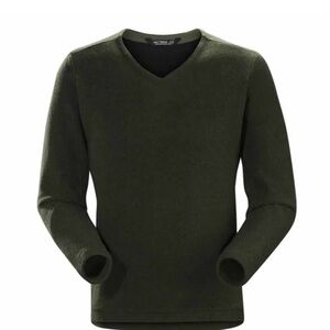 Arc'teryx Donavan V-Neck Sweater Men's Olive Green GUC size M